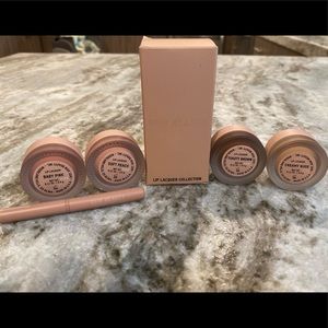 KKW lip lacquer pots and eye crayons